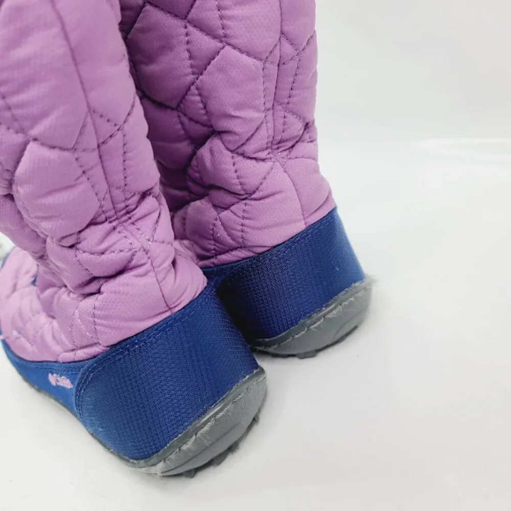 Columbia Girl's Purple Minx Mid II‎ BY1336-579 Puffed Winter Snow Boot Size 5